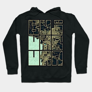 Bujumbura, Usumbura, Burundi City Map Typography - Summer Hoodie